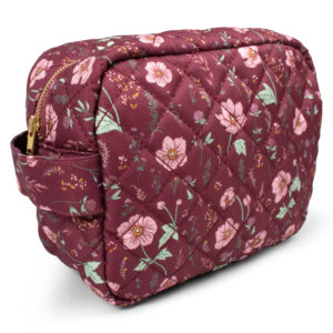 Borsa da toeletta in RPET riciclato - Fiori Autunnali